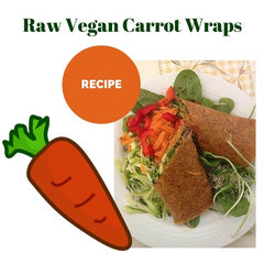 Raw Vegan Carrot Wraps Recipe